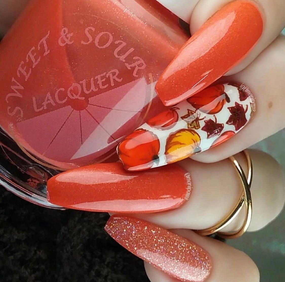 17 Best Fall Nail Designs , Fall Nail Art Ideas